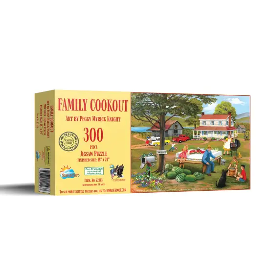 Sunsout Family Cookout 300 pc Jigsaw Puzzle 22143 {3}