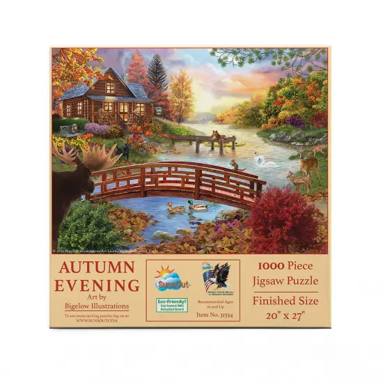 Sunsout Autumn Evening 1000 pc Jigsaw Puzzle 31554 {4}