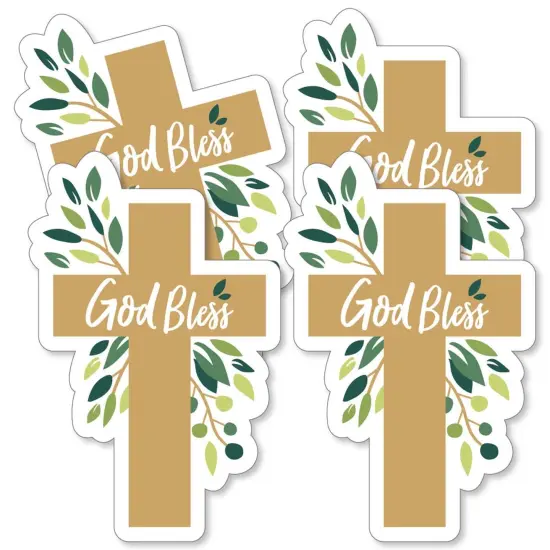 Big Dot of Happiness Elegant Cross - Decorations DIY Religious Party Essentials - Set of 20 {3}