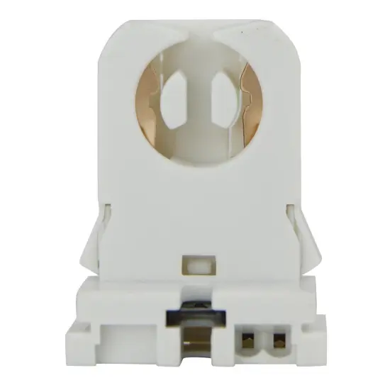 SUNLITE E815 T8 Linear Fluorescent Instant Start Shunted Push Up Socket White {1}