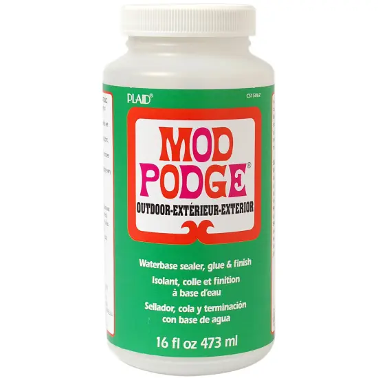 Plaid Mod Podge Outdoor Waterbase Sealer, Glue & Finish-16oz {1}