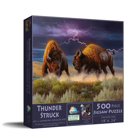 Sunsout Thunderstruck 500 pc Jigsaw Puzzle 50110 {3}
