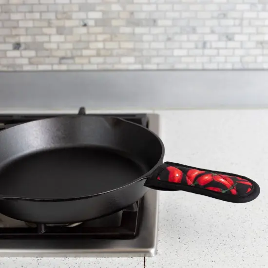 Red Chili Peppers Hot Handle Pad Sets for Cast Iron Cookware {5}