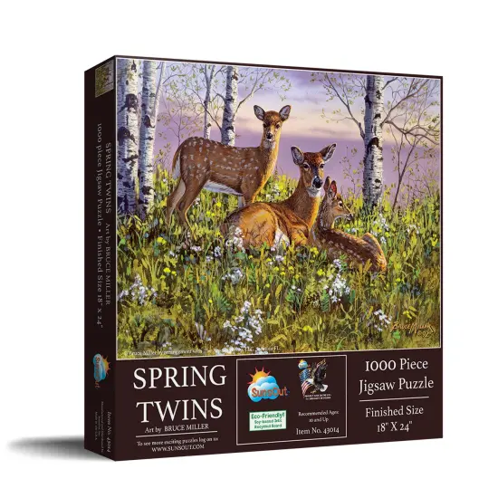 Sunsout Spring twins 500 pc Jigsaw Puzzle 43014 {3}