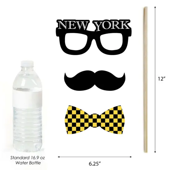 Big Dot of Happiness New York - Photo Booth Props Kit - 20 Count {6}
