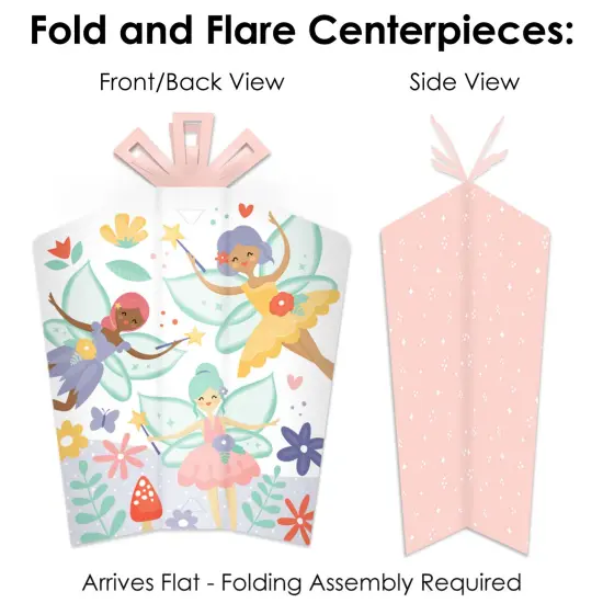 Big Dot of Happiness Let&rsquo;s Be Fairies - Fairy Garden Birthday Party Decor and Confetti - Terrific Table Centerpiece Kit - Set of 30 {6}