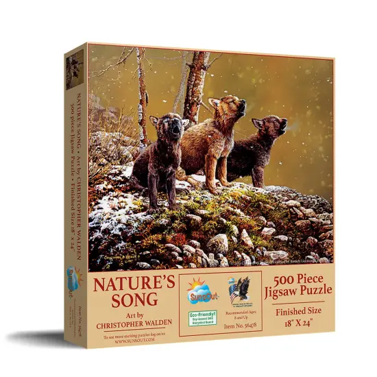 Sunsout Nature's Song 500 pc Jigsaw Puzzle 56478 {3}