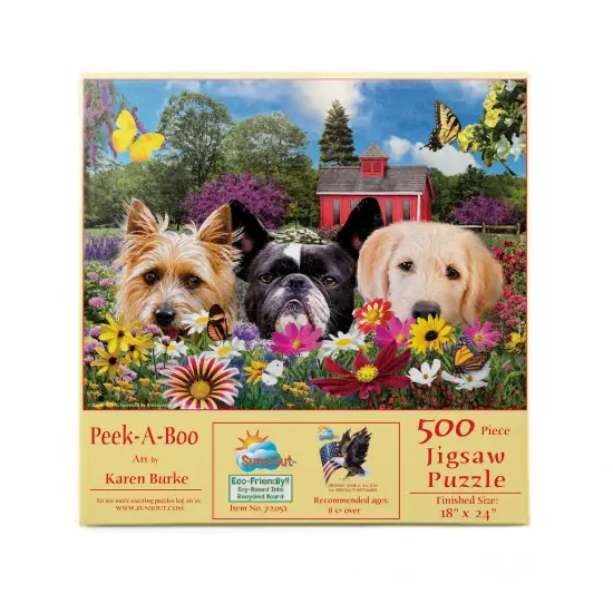 Sunsout Peek-a-Boo 500 pc Jigsaw Puzzle 72051 {4}