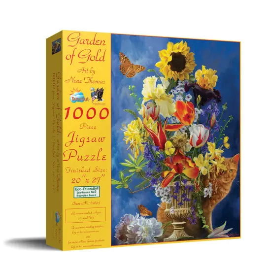 Sunsout Garden of Gold 1000 pc Jigsaw Puzzle 67625 {3}