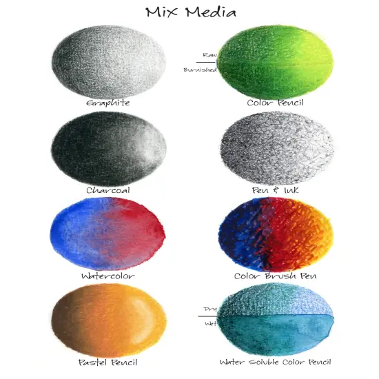 Canson Mix Media Pad 5.5"X8.5"-30 Sheets {2}