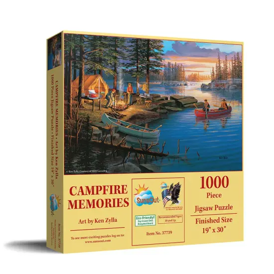 Sunsout Campfire Memories 1000 pc Jigsaw Puzzle 37739 {3}