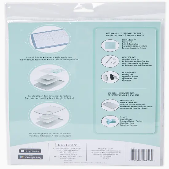 Sizzix Accessory Sticky Grid Sheets 8.25"X11.75"-5 Sheets {2}