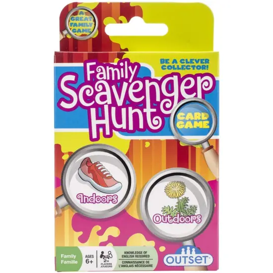 Family Scavenger Hunt Card Game by Outset Media for Travel Indoor and Outdoor {1}