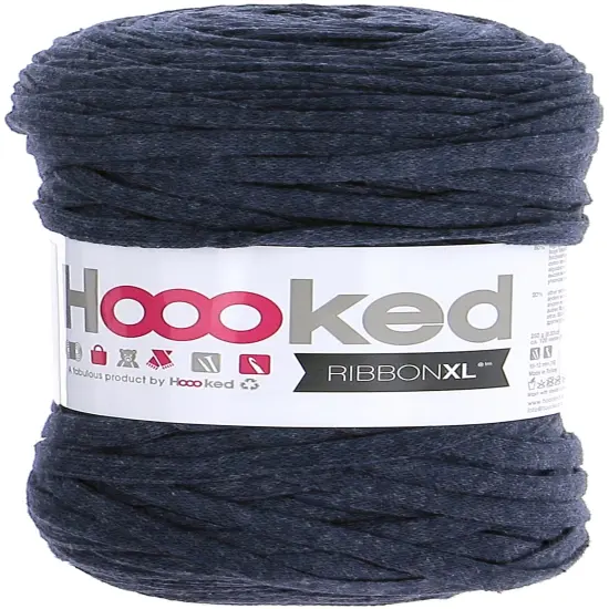 Multipack of 4 - Hoooked Ribbon XL Yarn-Riverside Jeans {2}