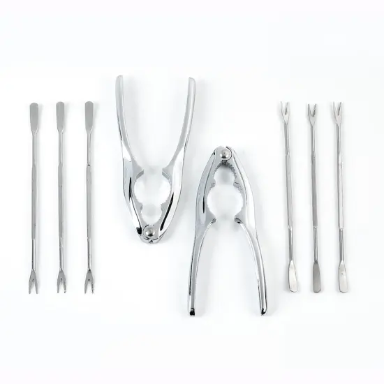 Fox Run 1108 Stainless Steel Seafood Cracker and Pick Tool Set {1}