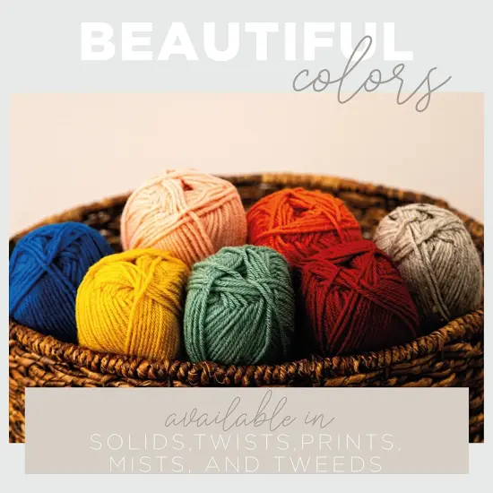 (Pack of 3) Lion Brand Vanna's Choice Yarn-Denim Mist {2}