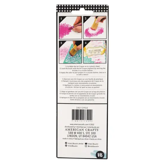 Vicki Boutin Print Shop Stencil Brush-1 Piece {2}