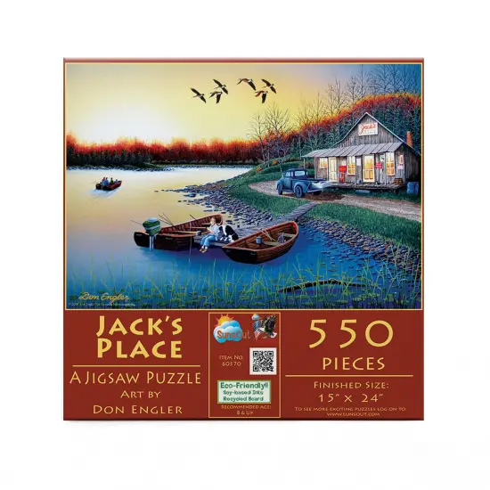 Sunsout Jack's Place 550 pc Jigsaw Puzzle 60370 {4}