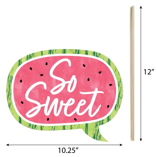 Big Dot of Happiness Sweet Watermelon - Fruit Party Photo Booth Props Kit - 20 Count {7}