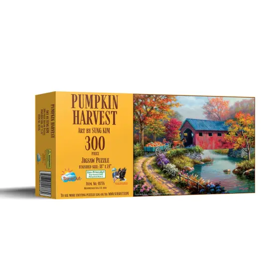 Sunsout Pumpkin Harvest 300 pc Halloween Jigsaw Puzzle 41776 {3}