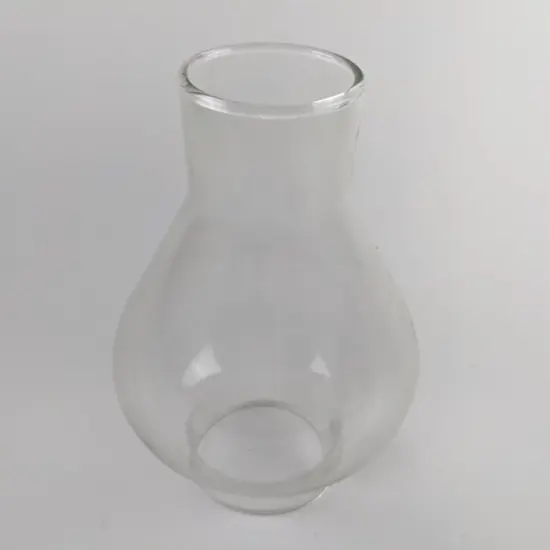 Clear Glass Lamp Chimney, Replacement Hurricane Globe Measures 2 7/8 Inch Diameter Base x 9 Inches High for Oil or Kerosene Lanterns {3}