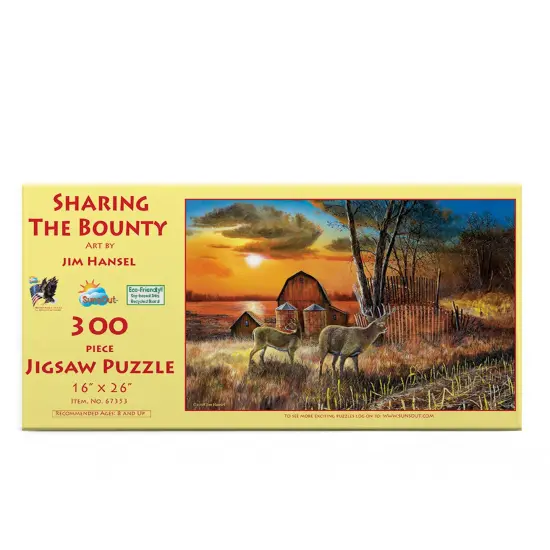 Sunsout Sharing the Bounty 300 pc Jigsaw Puzzle 67353 {4}