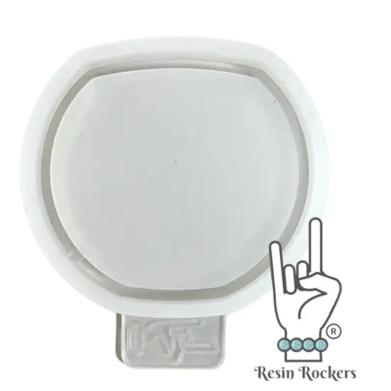 UV Safe Fish Bowl Shaker Badge Reel or Phone Grip Shaker Silicone Mold for Epoxy and UV Resin Art {1}