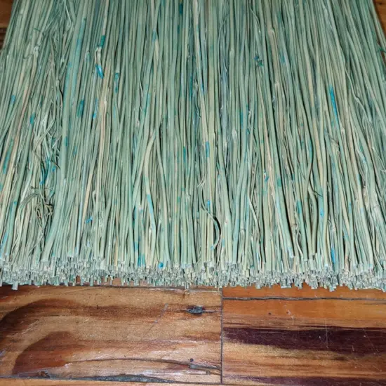 Lehman's Amish-Made Whisk Broom - Authentic Corn Straw Broom with Metal Hanging Hook, Natural, 11 inches {6}