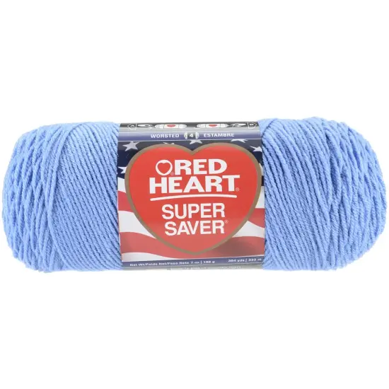 Multipack of 24 - Red Heart Super Saver Yarn-Light Periwinkle {2}