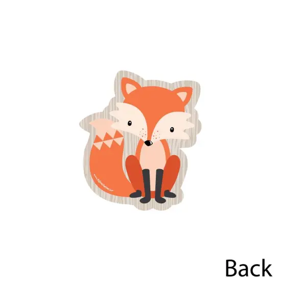 Big Dot of Happiness Fox - Decorations DIY Baby Shower or Birthday Party Essentials - Set of 20 {4}