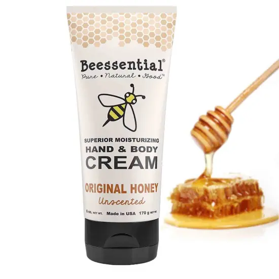 Beessential Natural Hand and Body Cream - Original Honey (Unscented) {1}