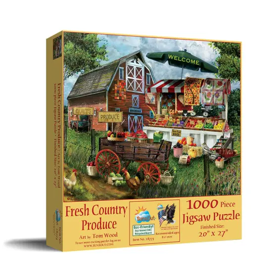 Sunsout Fresh Country Produce 1000 pc Jigsaw Puzzle 28773 {3}