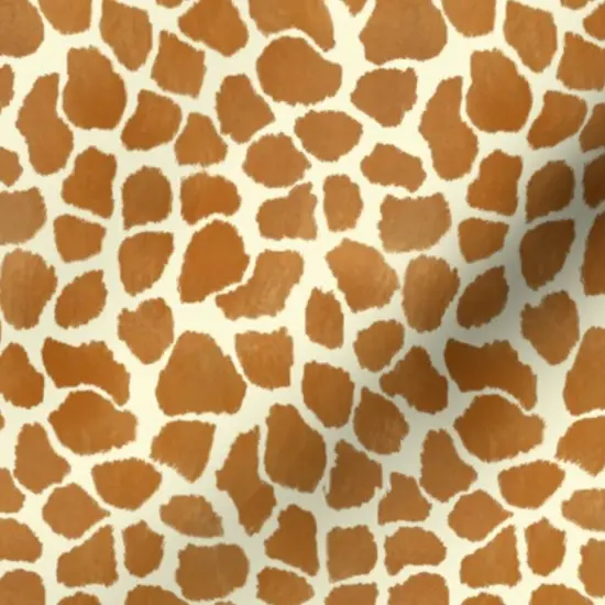 Various Fabrics by the Yard or Fat Quarter Giraffe Spots Hide Zoo Safari Brown Animal Print Pattern Look Africa Inspired Custom Printed Fabric by Spoonflower {7}