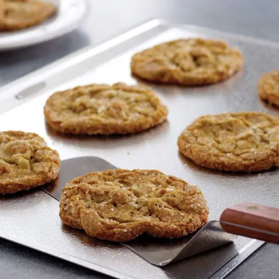 Doughmakers Grand Cookie Sheet Commercial Grade Aluminum Bake Pan 14 x 17.5, Silver {3}