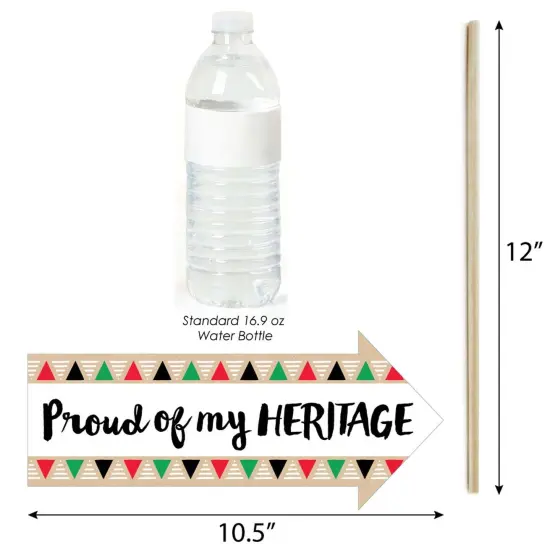 Big Dot of Happiness Funny Happy Kwanzaa - Party Photo Booth Props Kit - 10 Piece {3}