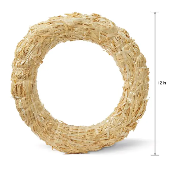 FloraCraft Straw Wreath Form-12" {3}
