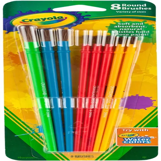 Crayola Paintbrushes-8/Pkg {1}