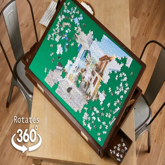 Puzzle MagicRotating Puzzle Easel & Gameboard Accessory Multi {3}