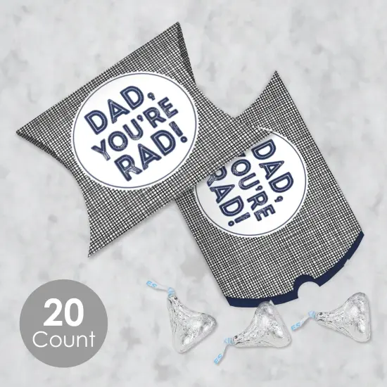Big Dot of Happiness My Dad is Rad - Favor Gift Boxes - Father's Day Party Petite Pillow Boxes - Set of 20 {3}
