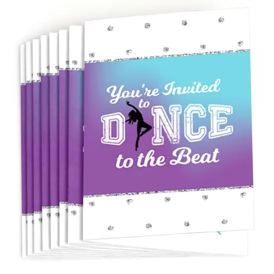 Big Dot of Happiness Must Dance to the Beat - Dance - Fill-in Dance Party or Birthday Party Invitations (8 count) {3}