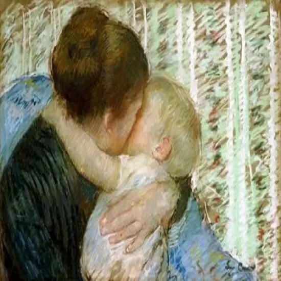 A Goodnight Hug Poster Print byMary Cassatt - Item # VARPDX267826 {1}