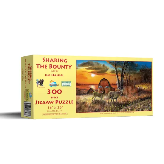 Sunsout Sharing the Bounty 300 pc Jigsaw Puzzle 67353 {3}