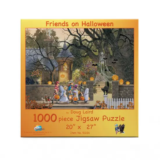 Sunsout Friends on Halloween 1000 pc Halloween Jigsaw Puzzle 51224 {4}