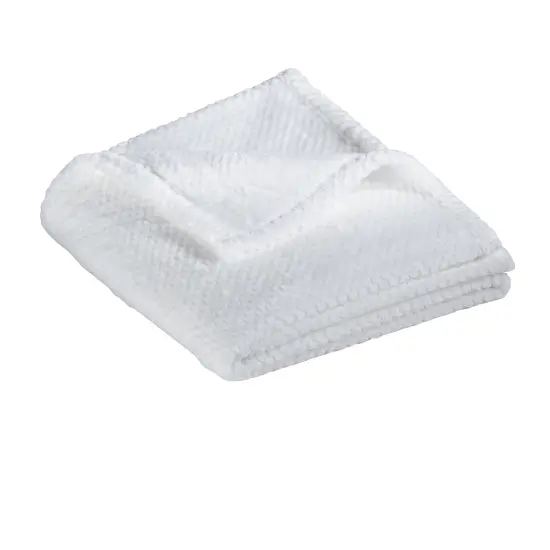 Lightweight Fuzzy Comfy Textured Flannel Blanket | RADYAN&reg; Shadow grey {3}