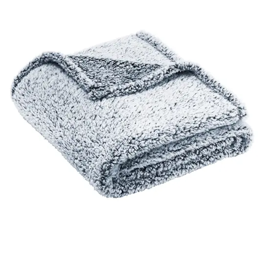 Soft Cozy Flannel Throw Blanket | RADYAN&reg; Oatmeal heather {4}