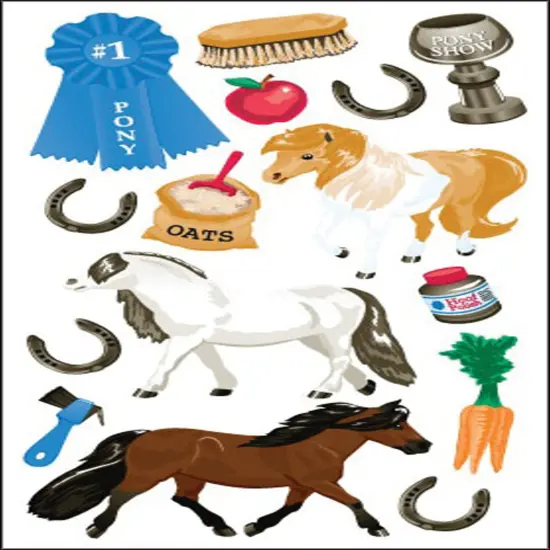 Sticko Pony Show Stickers {1}