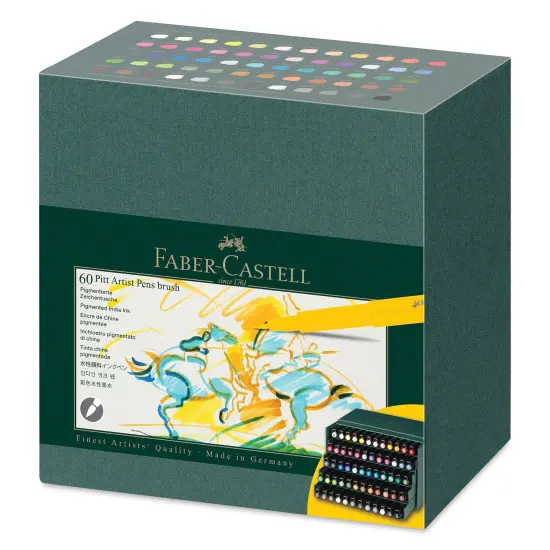 Faber-Castell Pitt Artist Pens - Studio Gift Box, Set of 60 {1}