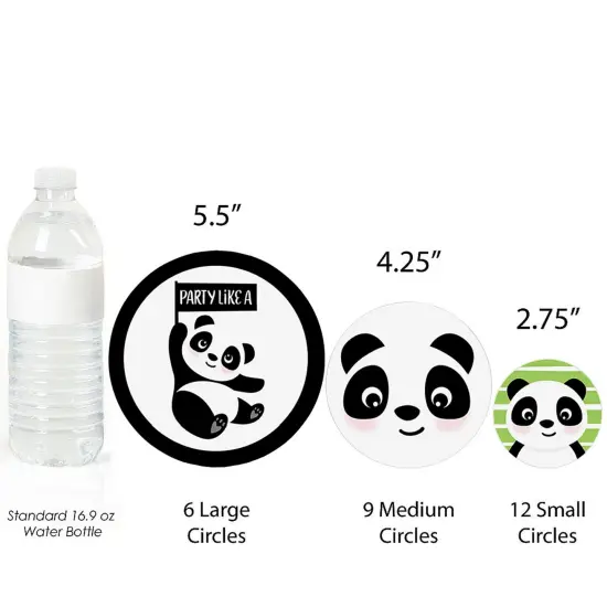 Big Dot of Happiness Party Like a Panda Bear - Baby Shower or Birthday Party Giant Circle Confetti - Party Decorations - Large Confetti 27 Count {4}