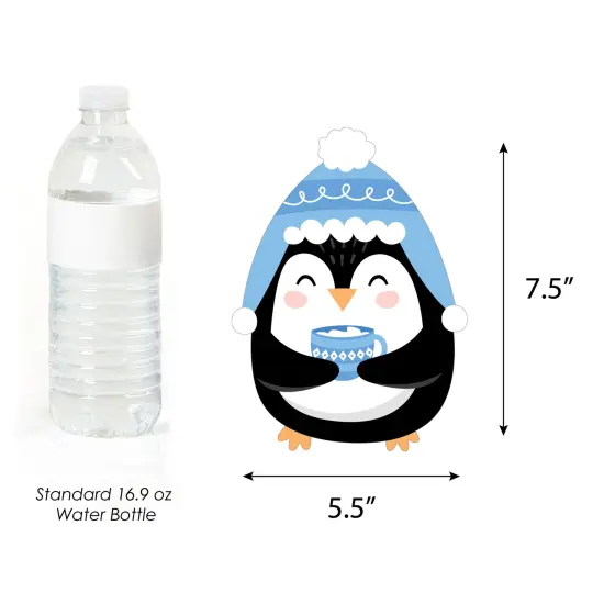 Big Dot of Happiness Winter Penguins - Decorations DIY Holiday and Christmas Party Essentials - Set of 20 {6}