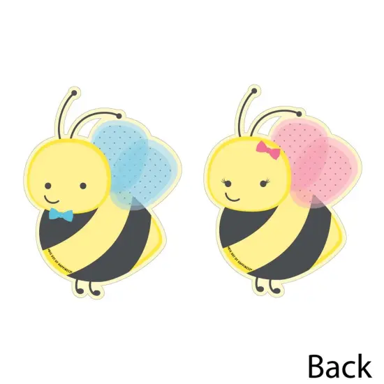 Big Dot of Happiness What Will It Bee - Decorations DIY Gender Reveal Essentials - Set of 20 {4}
